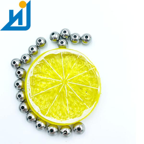 6mm Stainless Steel Ball Bearings With Drilled Hole Solid Steel Balls