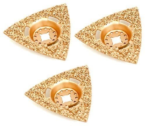 80mm Triangular Carbide Alloy Oscillating Multi Tool Diamond Blades