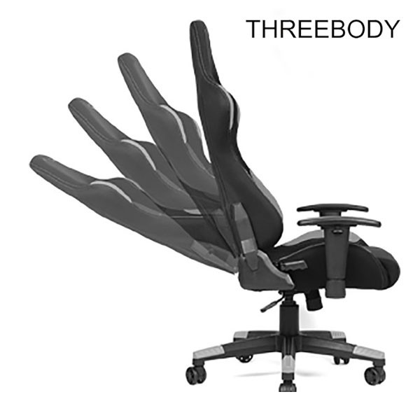 Breathable High Back Gaming Chair With Footrest 180 Degrees Adjustable Seat 83.5 * 65 * 32cm