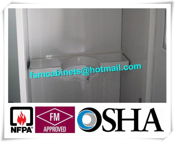 Co2 Gas Cylinder Industry Safety Cabinets , Oil drum Storage Sabinets For Gas Cylinder
