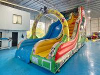 Comerciante de aire libre Deslizamiento Inflable Seco Castillo Disney Mickey Mouse Cartoon Party Deslizamiento Inflable Seco Para Niños Y Adultos