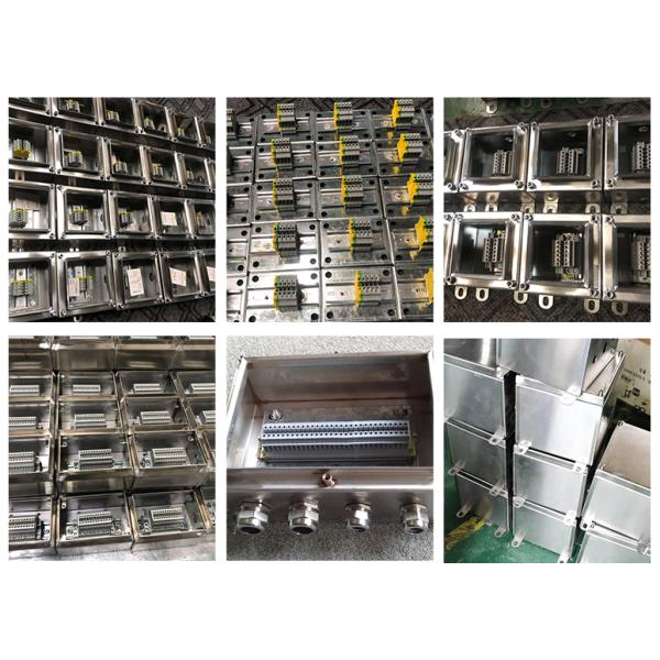 Stainless Steel Junction Box Waterproof Cable Distribution Enclsorue with UK2.5B Terminal Blocks