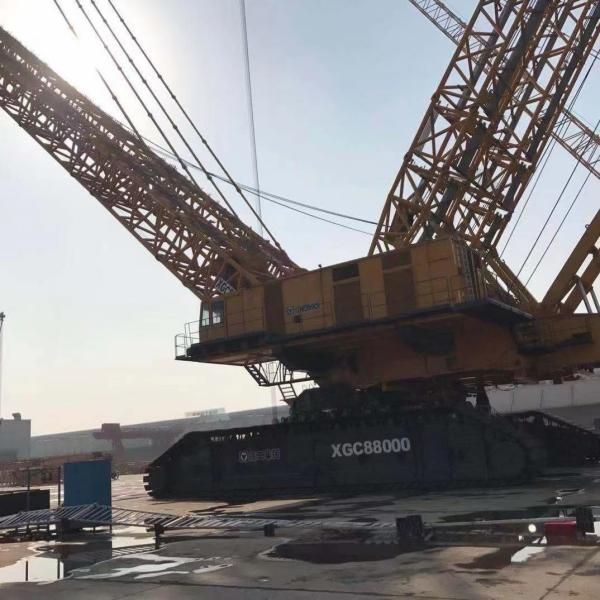 QUY55 Crawler Used Mobile Crane , 55T Used Kobelco Crane
