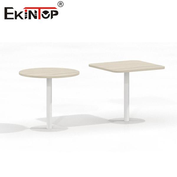 Wooden Coffee Table With Modern Style And Metal Base Directly Manufacturer