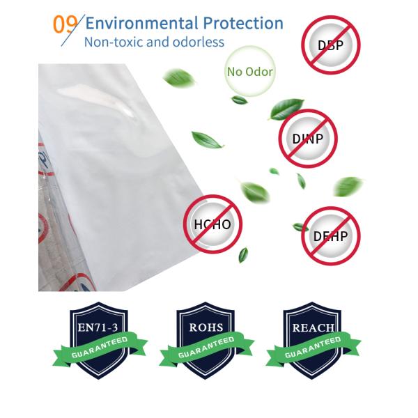 Сверхмягкая пластиковая прозрачная пленка для упаковки прозрачная виниловая упаковка