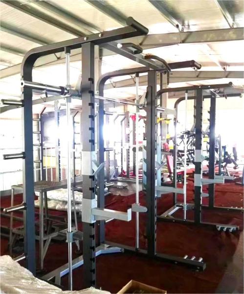 Multifonctionnel support de puissance Cage Home Gym Sport Equipement d'entraînement Cross Fit pour épaule et culturisme Matériau en acier