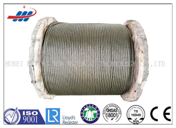 Ungalvanized High Carbon Steel Cable , Strong Wire Rope For Crane / Shipping