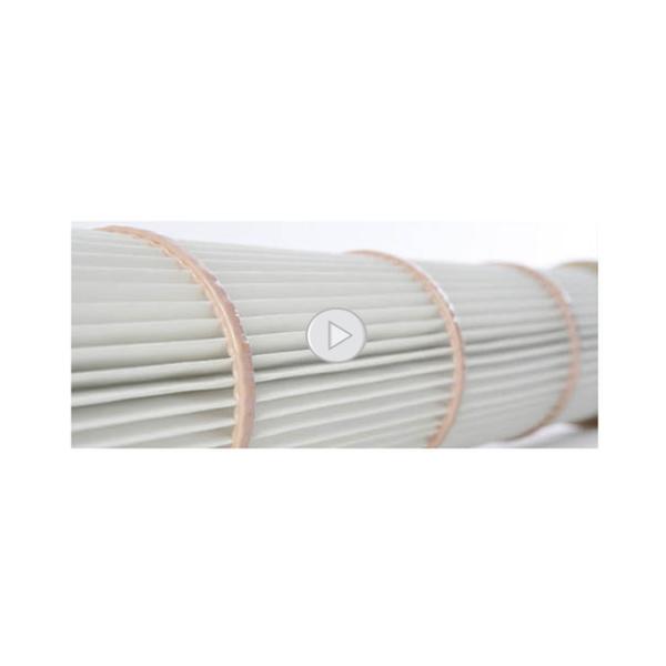 5um,0.5um,2um,0.2um PU Cement Dust Filter Cartridge Top Installation Baghouse