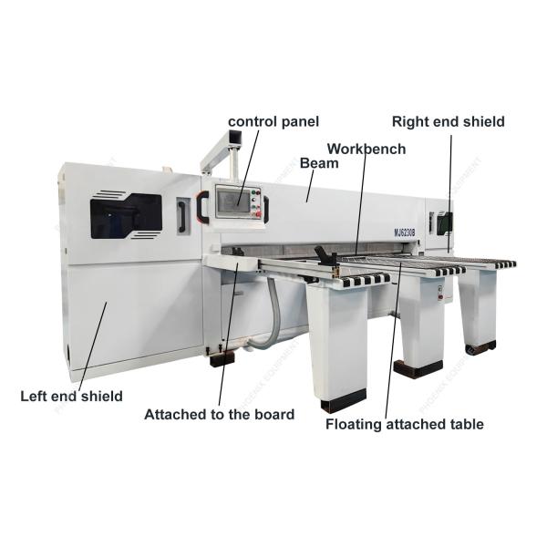 Precision Reciprocating Beam Saw for Acrylic Sheet and Floor Board Precision Cutting