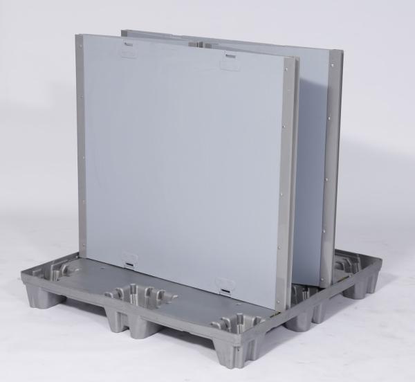 automotive packaging design Customized PP Solid Foldable Plastic Pallet Box car battery packaging