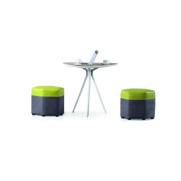 Stylish Stainless Steel Modern Coffee Table Manufactured Wood Top Material