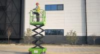 Altura de trabalho de 6 m MINI totalmente elétrico auto-propulsado de elevação de tesoura com roda giratória hidráulica