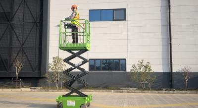 6M WORKING HEIGHT MINI FULL ELECTRIC SELF PROPELLED SCISSOR LIFT WITH HYDRAULIC TURNING WHEEL