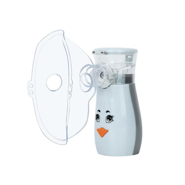 Nebulizador portátil de malla para niños ligero, blanco, azul, verde, para tratamiento respiratorio