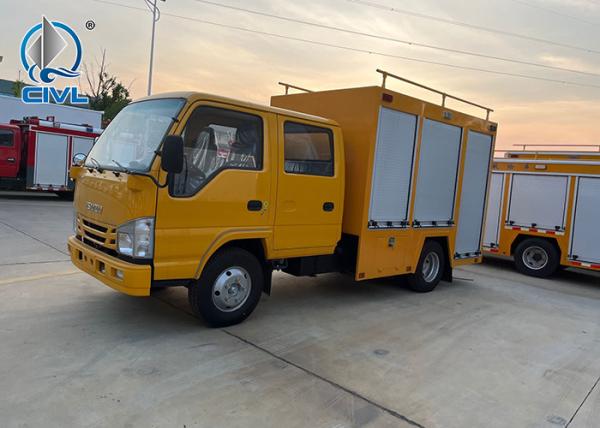 Engineering Repair Vehicle / Rescue Truck Quick Rescue Truck Of Pipe Network / Pipeline / Pavement