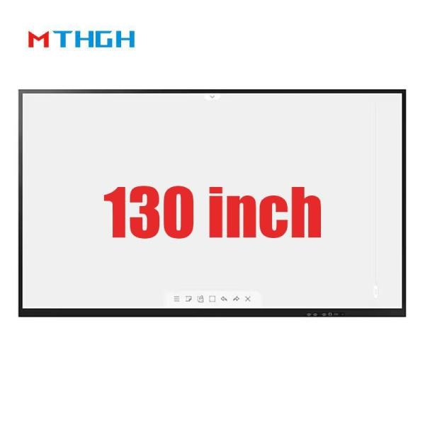 130 Inch Interactive Whiteboard with 10-Point Touch and 3840*2160 Resolution for Smart Classrooms