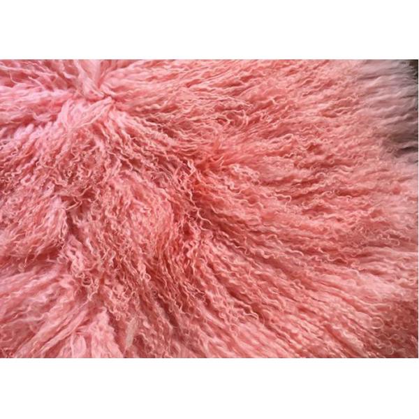 textura mongol del super suave del pelo del 10-15cm de la manta real larga de la zalea para el dormitorio