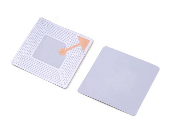8.2MHz 40mm*40mm RF EAS soft label anti theft sticker for supermarket