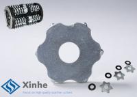 6 a incliné des machines de préparation de surface de ciment de route de coupeurs de tungstène de pièces de déchaumeuse d'Edco