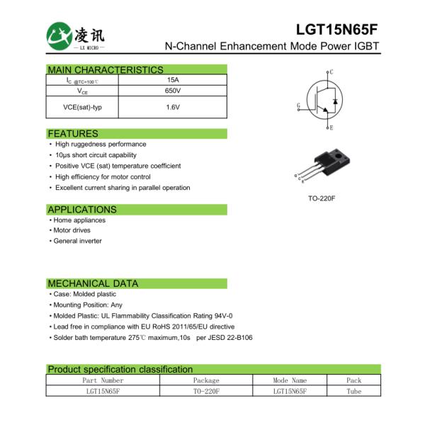 Транзистор питания IGBT 1200V 40A многофункциональный для фотоэлектрического инвертора