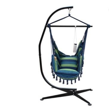 Outdoor Furniture Durable Hanging Kits and C Shape Swing Stand with Mail Packing