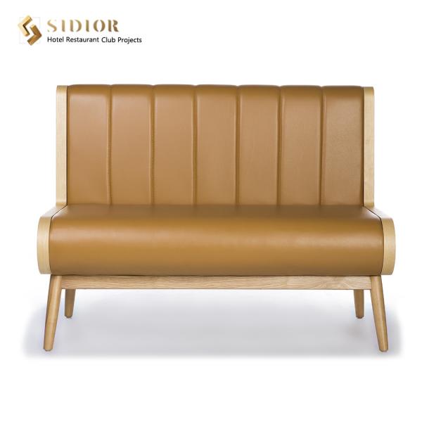 Hot Sell Couch Sofa, Hotel & Restaurant Booth Sofa, Top Quality Couch, PU Leather Upholstery, High Density Foam