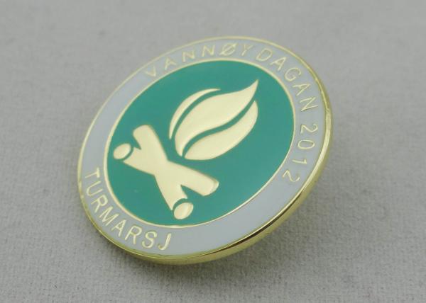Vannoy Dagan Souvenir Gift Brass Metal Soft Enamel Lapel Pin, Custom Lapel Pins With Brass Plating