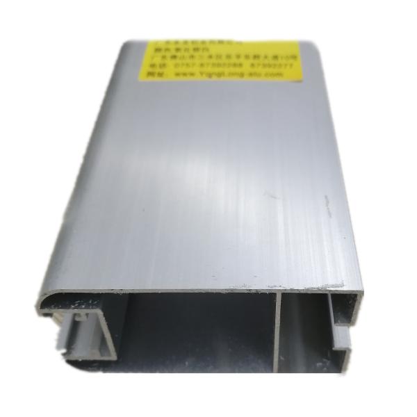 Rectangle 6m 6063 Silver Anodized Aluminum Profiles