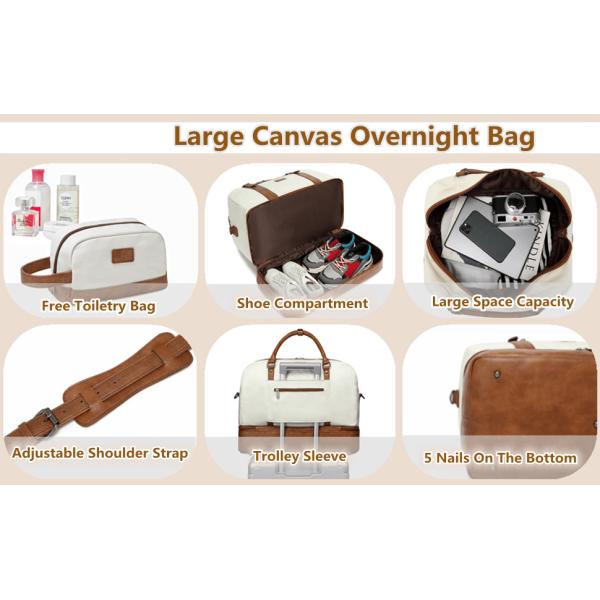 Sacs à dos de voyage élégants avec compartiment portable toilettes 19 pouces 19,7 x 9,8 x 14,6 