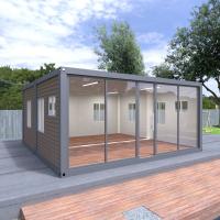 Maison de conteneurs à un étage moderne résistant aux intempéries Maison préfabriquée extensible