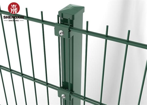 Iron Wire 868mm Double Wire Fence Rectangular Tube Post