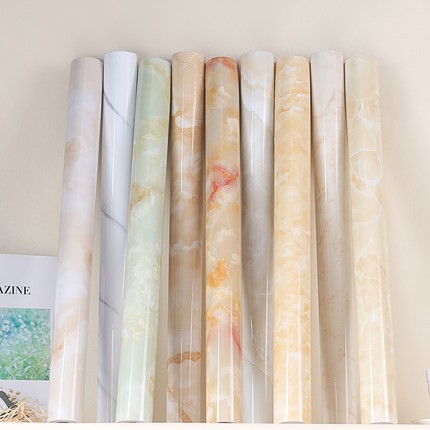 Décoration de la maison Film autoadhésif en PVC Film stratifié en PVC en relief