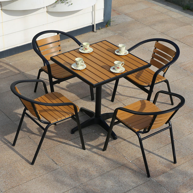 Custom Logo Modern Outdoor Garden Furniture Sets with Rattan Sofa and 4 Chairs