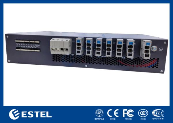 - Système d'alimentation télécom 48VDC avec une capacité de 9kW et des fonctions de contrôle et de surveillance à distance