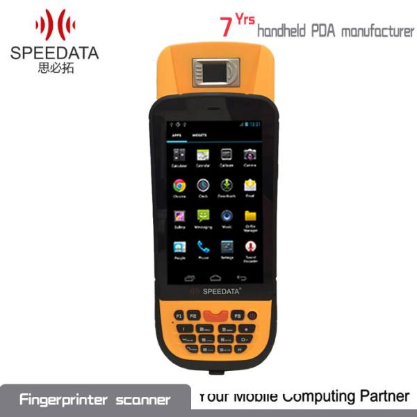 Android Handheld UHF RFID Reader Fingerprint Module 4.5'' Touch Screen