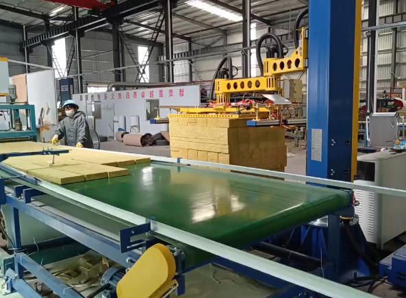 Mineral Wool Board Production Line with 1200-2400mm Board Width 80-200kg/m3 Density and 380V/50Hz Power Supply