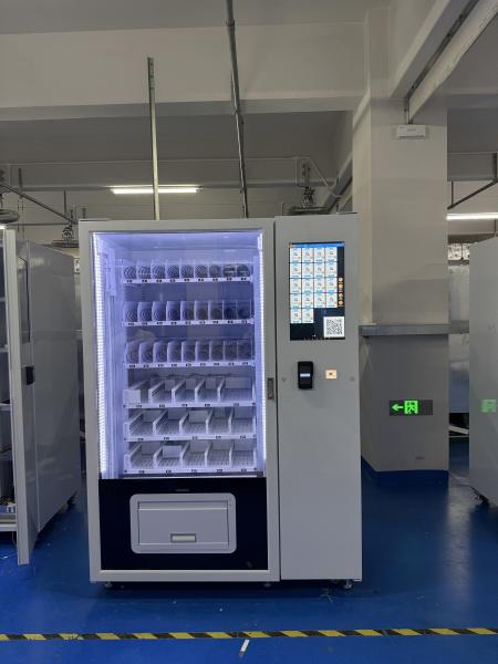 Customizable Metal Frame Frozen Food Vending Machine with Optional Stickers and 350-600 Capacity