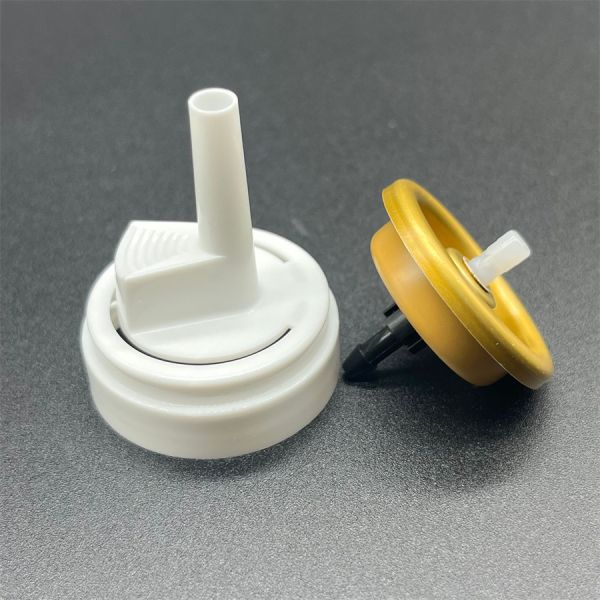 Inverted Aluminum Aerosol Valve for Hair Mousse  Compatible with Salon-Grade Formulas