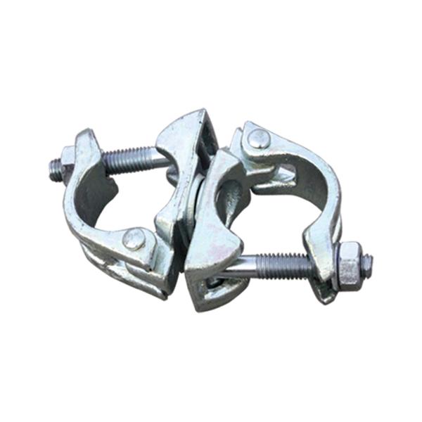 Hot dip galvanized / forged Scaffolding Double Coupler , 360 Degrees swivel couplings