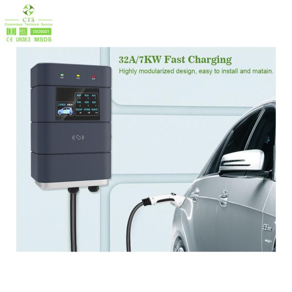 High Quality Type 1 Type 2 16A 32A AC Portable EV Charger For Electric Car from CTS