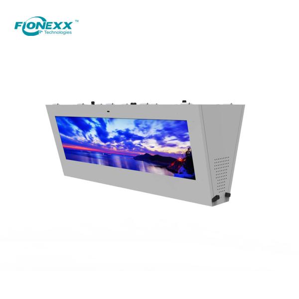 High Contrast Bus Shelter Digital Signage Waterproof Outdoor Digital Signage IP65