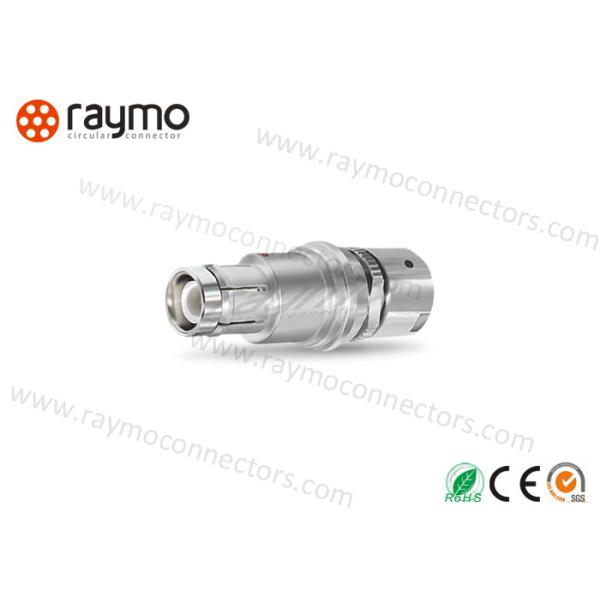 El cable corto montó el conector circular SS 102A059-130 del enchufe de Fischers IP68 del metal recto de la prenda impermeable