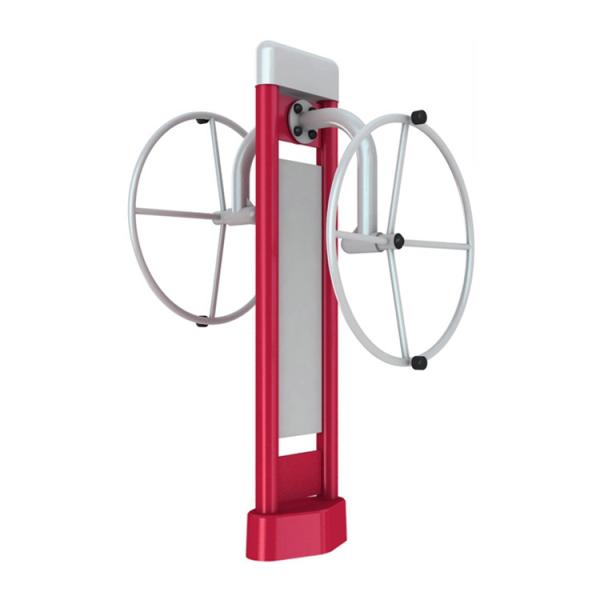 Abs Galvanized Column Street Workout Equipment With 3mm Thickness Steel