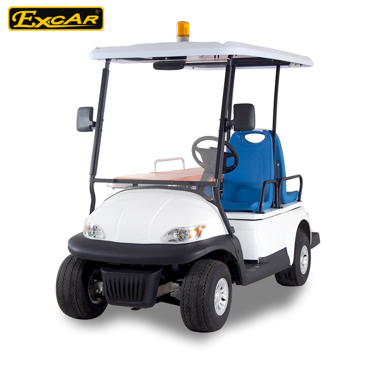Electric Ambulance cart with two seaters and stretcher