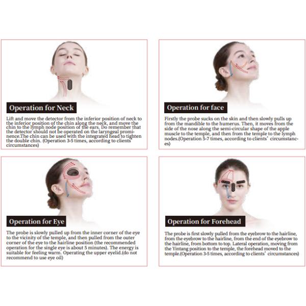 5 dans 1 levage portatif de massage facial d'équipement de beauté de rf/peau serrant la couleur rose