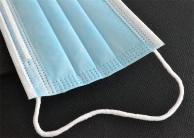 Máscara médica não tecida do protetor de cara de 3 dobras, máscaraes protetoras cirúrgicas impressas