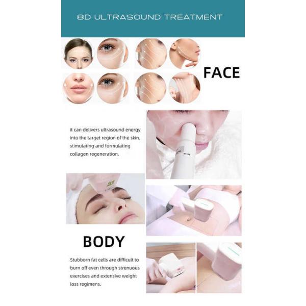 Appareil de beauté à ultrasons 220V-240V / machine de lifting facial Système de contourage du corps pour le commerce