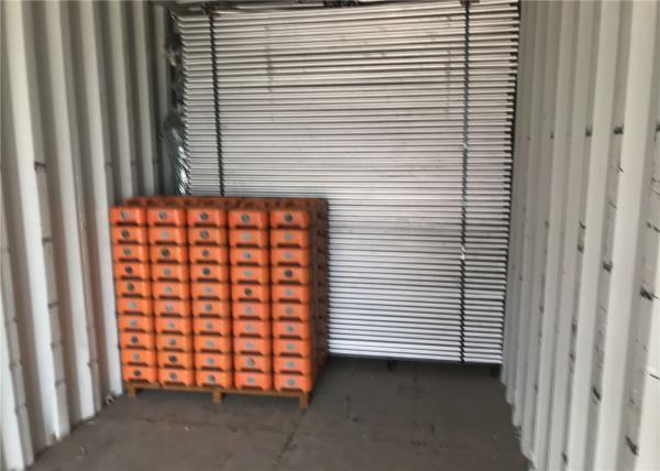 Q235 Steel Temp Fence Panels Galvanized Chain Link Panels For Sporting Events