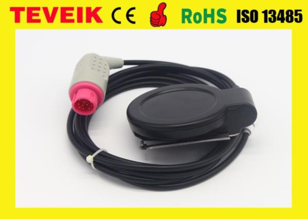 M1356A Round 12 Pin Fetal US Transducer For HP Patient Monitor , TPU Material