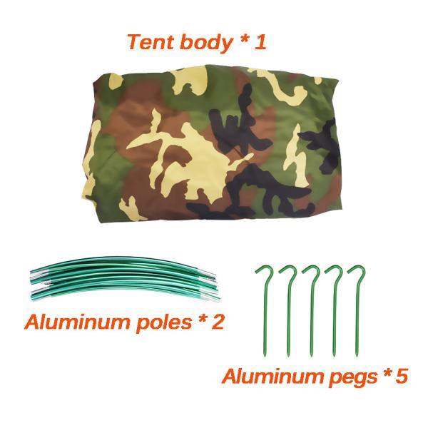 Fast Easy Setup Waterproof Coating Ultralight 1-Person Waterproof Personal Bivy Tent